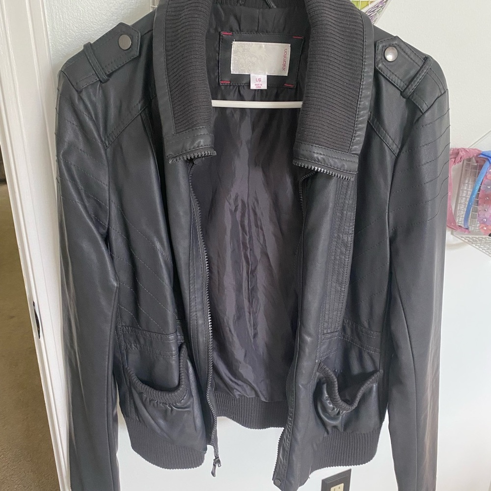 Xhilaration Gray Bomber Jacket